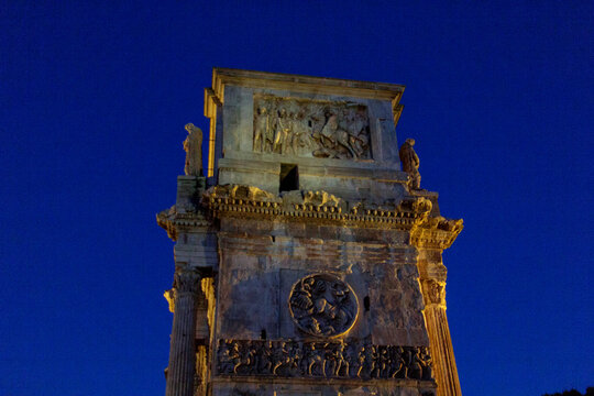 The Arch of Constantine in Early Evening, Rome, Italy on May 24th, 2026