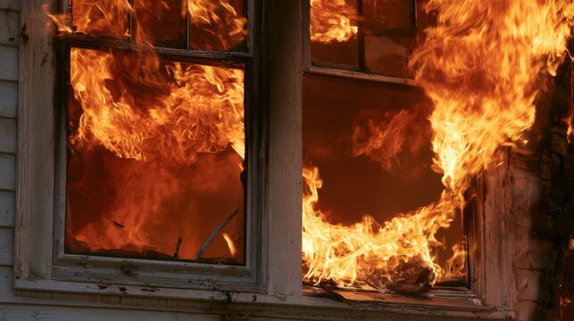A residential fire incident requires rapid firefighting, safe evacuation, emergency rescue, and coordinated response to protect residents and minimize property damage.
