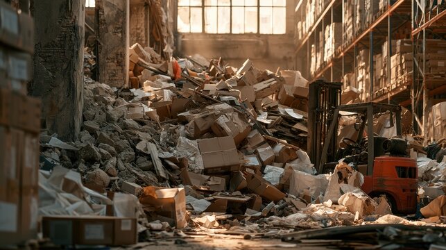 A warehouse accident occurs when unsafe equipment operation, improper material handling, or unstable storage conditions result in injuries and operational disruptions.
