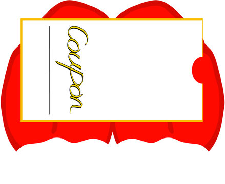 Sale coupon discount voucher promotion design illustration