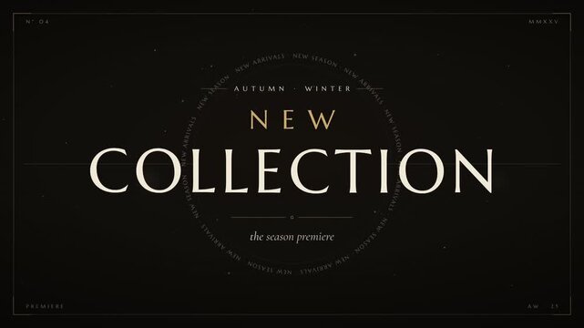 Autumn Winter New Collection Cinematic Fashion Promo Video