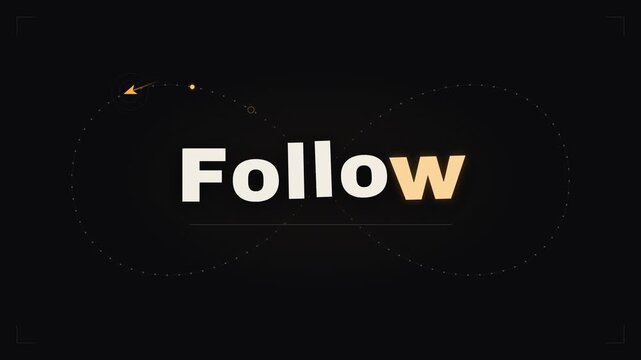 Animated Infinity Loop Graphic Motion Design Template with Minimalist Modern Style