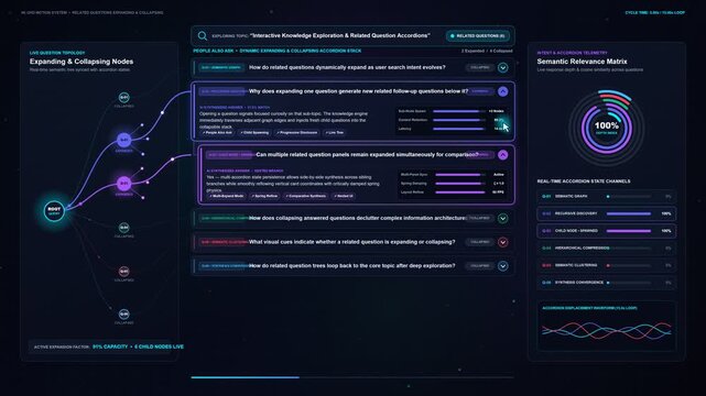 Related Questions Expanding And Collapsing Interactive Search Accordion UI