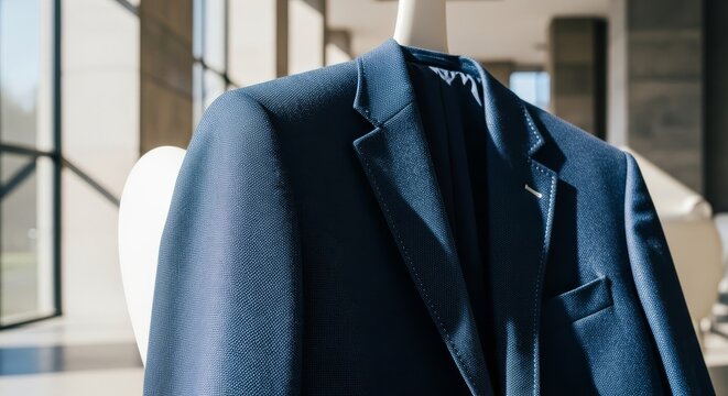 Elegant blazer and high-quality fabric visible in a sunlit architectural setting during a corporate gathering focused on shared dialogue, strategy, discussion, minimalist
