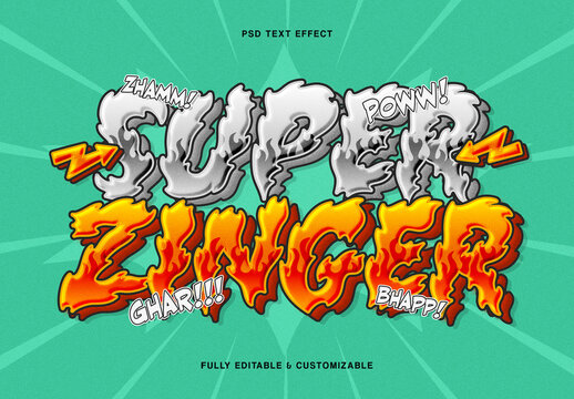Flame Smoke Text Effect
