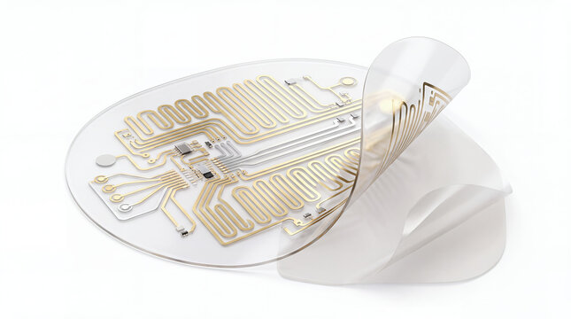 Flexible Electronic Skin Patch with Embedded Medical Sensors