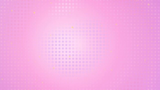 Abstract geometric pattern with gradient pink background and subtle dotted grid overlay creates modern visual appeal.