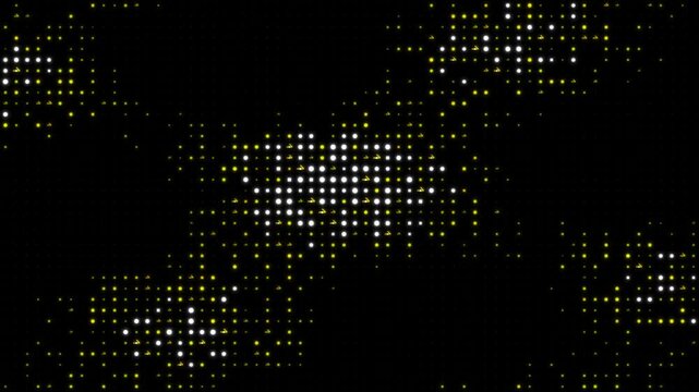 Cyber Dot Matrix Luminous Yellow - Cyber Dot Matrix Animation