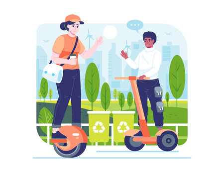 Electric Scooter and Sustainable Urban Mobility