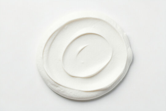 Pure White Amazonian Kaolin Paste Macro Surface Texture