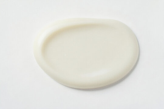 Velvety Squalane Moisturizer Creamy Macro Flat Lay Background