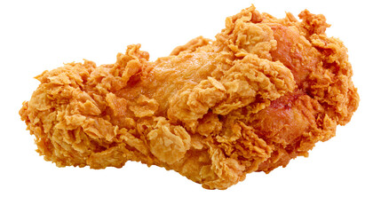 Golden crispy deep fried chicken wing with crunchy breaded crust © Aisling