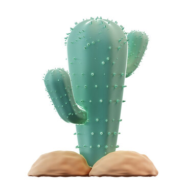 3D Illustration Kactus