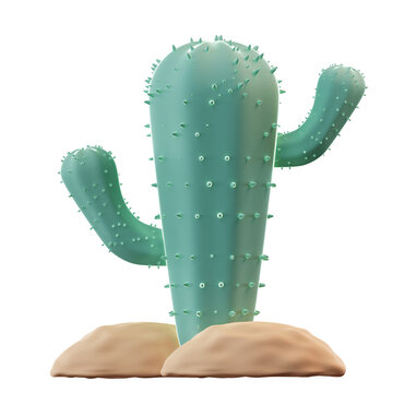 3D Illustration Kactus