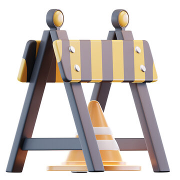 3D Illustration Under Maintenance