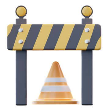 3D Illustration Under Maintenance