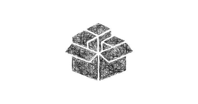 Sketch value pack icon animation - smooth progressive reveal