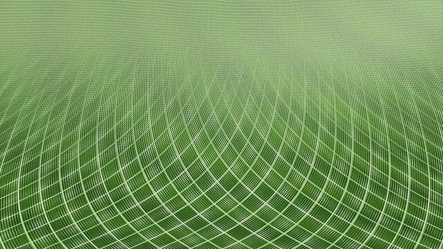 Green Money Texture with Curved Banknote Guilloche Lines