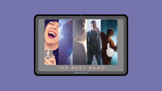 Images On A Tablet Overlay Set 1