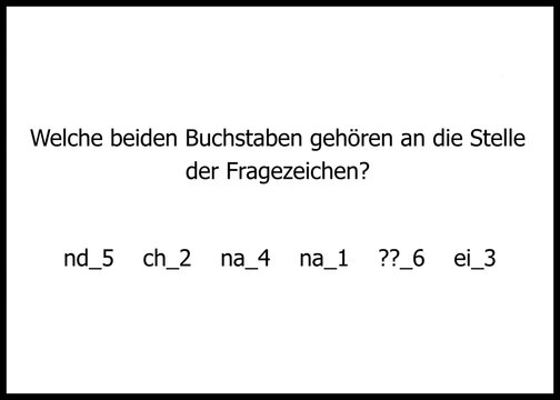 r&auml;tsel L&ouml;sung Antwort er