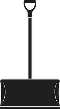 Snow Pusher Shovel for Clearing Snow from Walkways