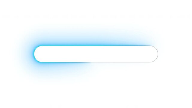 Glowing search bar outline animation for SaaS - White Background
