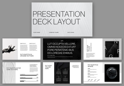 Minimalist Presentation Layout