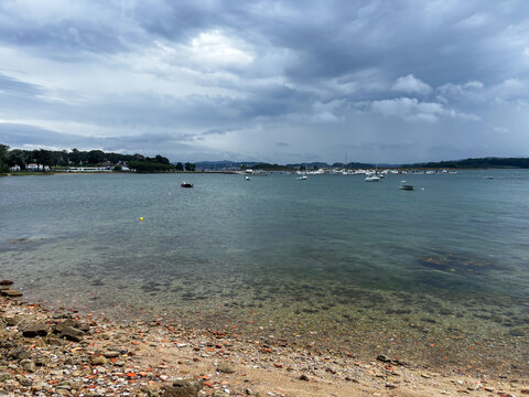 Picturesque Island of La Toja in Galicia, Spain