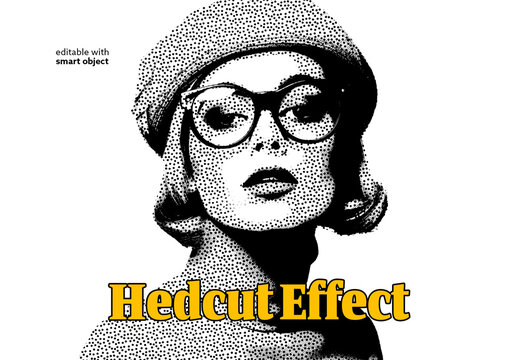 Hedcut Photo Effect
