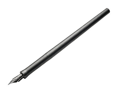 Elegant dip pen png writing instrument png classic fountain pen png artistic calligraphy pen png isolated on a transparent background for creative design projects