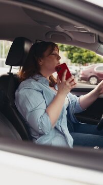 Confident woman enjoying healthy lifestyle.