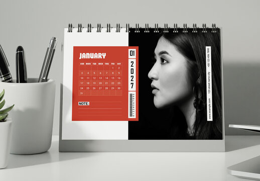 Desk Calendar Layout
