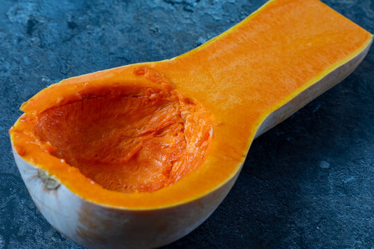 Hollowed Butternut Squash Close Up