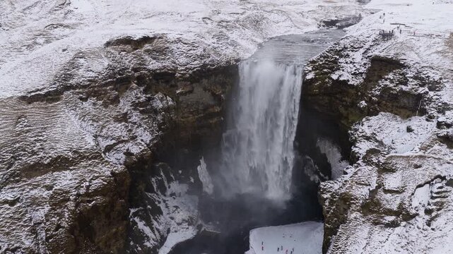 Sk&oacute;gafoss (Iceland) | Drone 