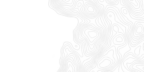 Abstract topography pattern seamless lines sea map modern design white background. Abstract digital topographic contour map concept space geometric strip grid line. Natural discovery of maps. © coal digger