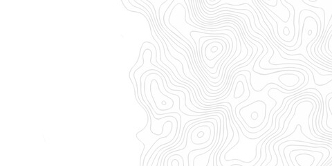 Abstract topography pattern seamless lines sea map modern design white background. Abstract digital topographic contour map concept space geometric strip grid line. Natural discovery of maps. © coal digger