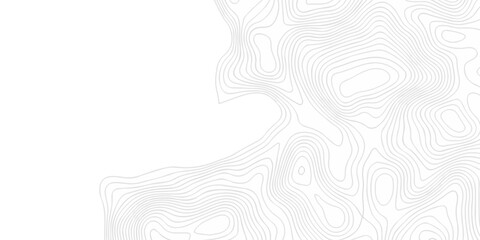 Abstract topography pattern seamless lines sea map modern design white background. Abstract digital topographic contour map concept space geometric strip grid line. Natural discovery of maps. © coal digger