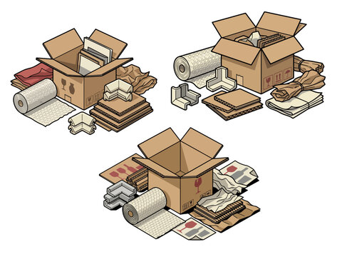 Holiday Shipping Supplies and Fragile Item Packing Sets