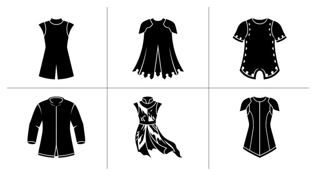 Medieval armor and clothing set with tunic, cape, and pauldrons for costume design