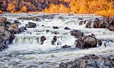 Rapids Above Great Falls © francis