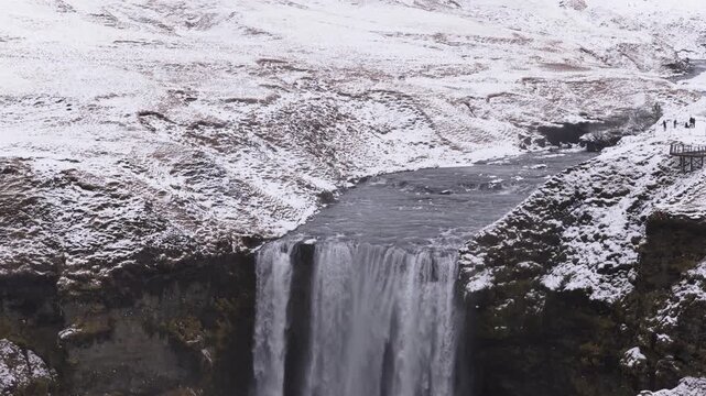 Sk&oacute;gafoss (Iceland) | Drone 