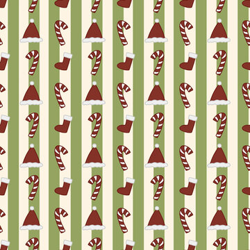seamless pattern with christmas theme