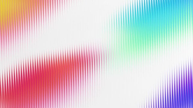 Abstract background with vertical gradient lines in rainbow colors, modern minimalist design pattern