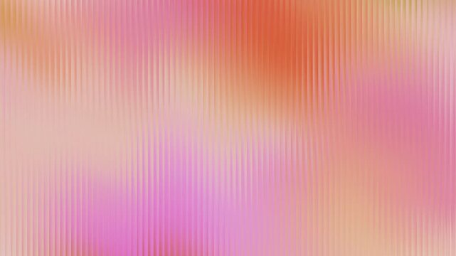 Abstract background with vertical lines and soft gradient transition from pink to orange