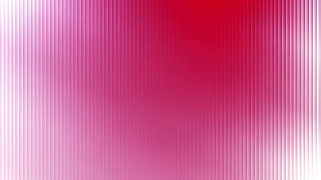 Abstract red pink reeded glass background with vertical ribbed line texture and soft gradient