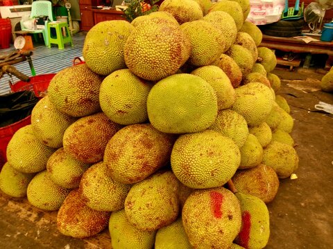 ขนุน jackfruit in the market