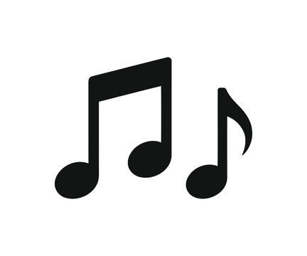 Musical notes sound melody vector icon song music tune