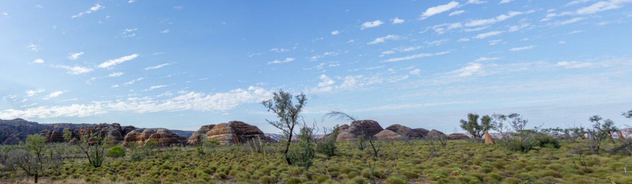 Purnalulu National Park landscape with recognizable karst rock formations.