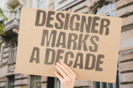"Designer marks a decade" Fashion house celebrates ten years. FASHION. DESIGNER. ANNIVERSARY. RUNWAY. PARIS.