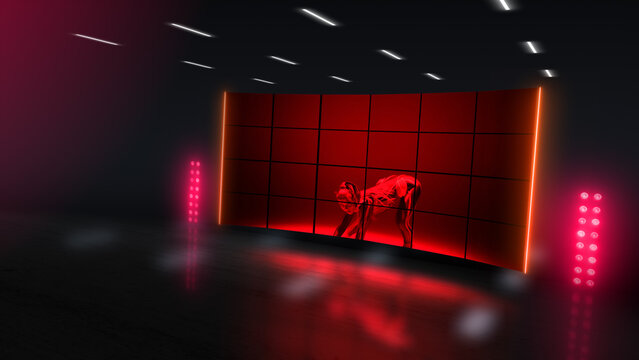 Stage Lights 14 &ndash; Dynamic Concert Lighting Effects, Animated Spotlights, Colorful Stage Beams and Professional Show Lighting Motion Graphics for Video Editing